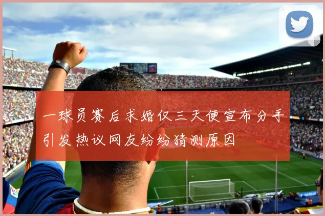 一球员赛后求婚仅三天便宣布分手引发热议网友纷纷猜测原因